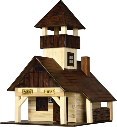Walachia Wooden Glue-Together Tourist Cabin Model Kit