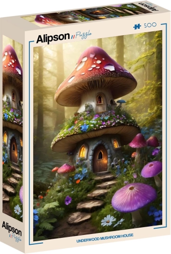 Alipson puzzle Mushroom House in the Forest 500 pieces