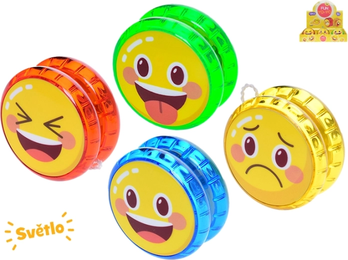 Lastele helendav jojo emotikoniga