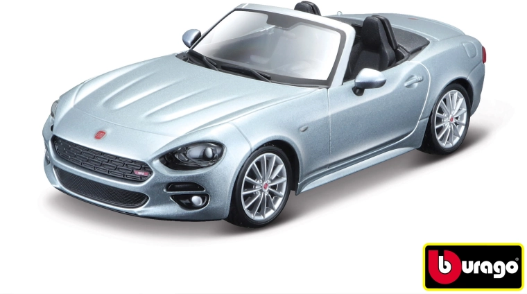 Bburago 1:24 FIAT 124 Spider – metallmudel mõõtkavas 1:24