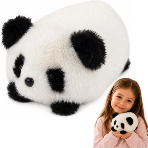 Pehme panda must-valge 16 cm – 1 tk