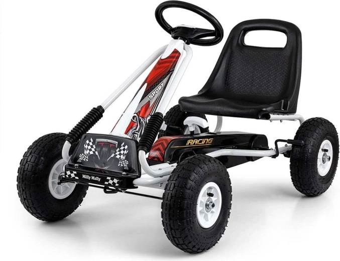 Kids’ pedal go-kart MILLY MALLY Thor white