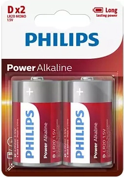 Philipsi leelispatarei D 1,5 V Power Alkaline