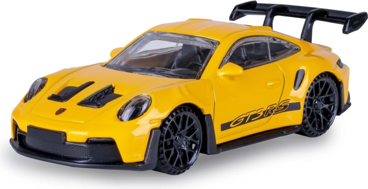 Metallist Porsche 911 GT3 RS mudel mõõtkavas 1:43, kollane