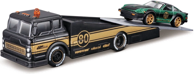 Maisto Design Elite Transport kaldteega veok ja 1980 Datsun 280ZX 1:64