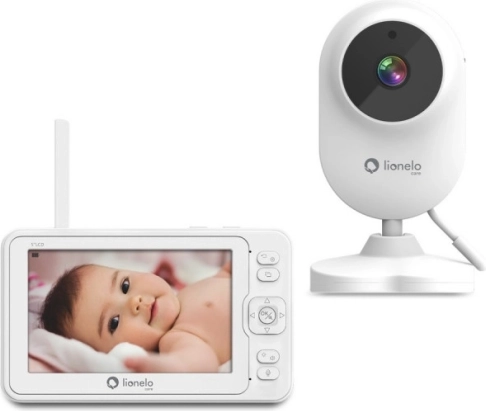Elektrooniline beebimonitor kaameraga LIONELO Babyline valge