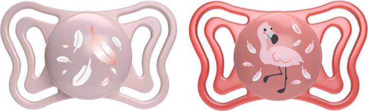 Chicco Physio Light silikoonlutid roosad 6–16 kuud 2 tk