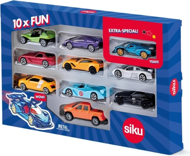 Siku Super komplekt 10 sportautot
