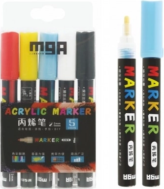 Pimedas helendavad akrüülmarkerid