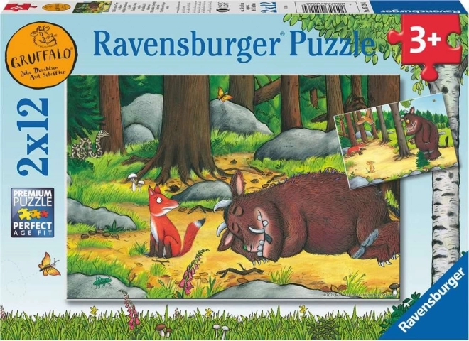 RAVENSBURGER Puzzle The Gruffalo and Forest Animals 2x12 pieces
