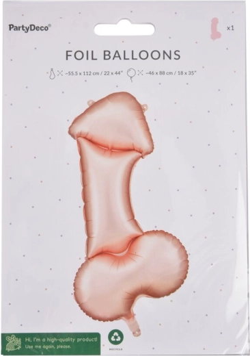 Devil foil balloon 55 × 112 cm