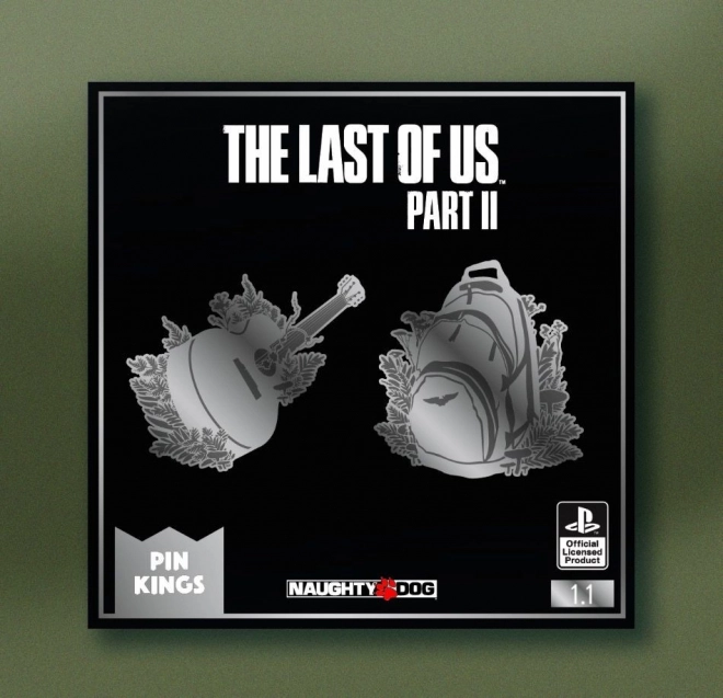 The Last of Us märgid – 2 metallist pinali komplekt