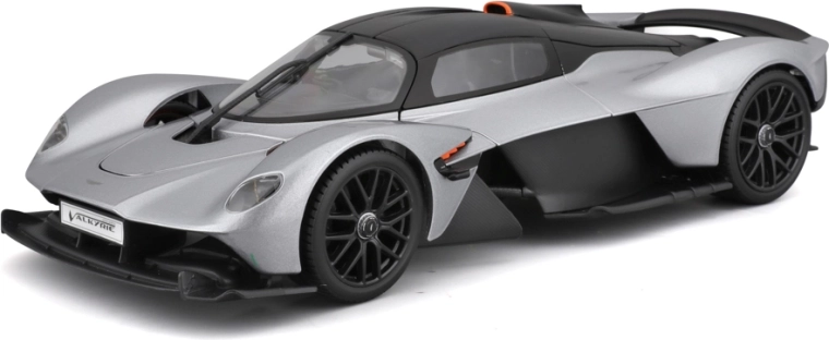 Maisto Aston Martin Valkyrie hõbedane mudel 1:18