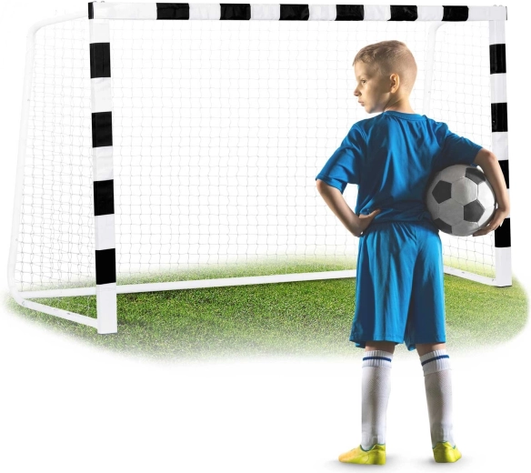 Neo-Sport Soccer Goal 180 × 120 × 60 cm Black and White