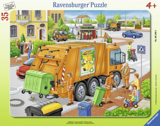 Ravensburger pusle Prügiauto 35 tükki
