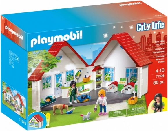 City Life kaasaskantav loomapoe figuurikomplekt