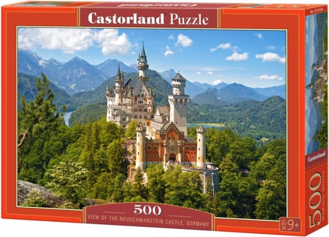 500-piece Puzzle – View of Neuschwanstein Castle