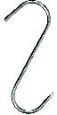 Smoker Hook 80 × 4.0 mm, tin-plated (10 pcs)