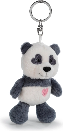 Pehme plüüsist pandavõtmehoidja südamekesega 10 cm NICI
