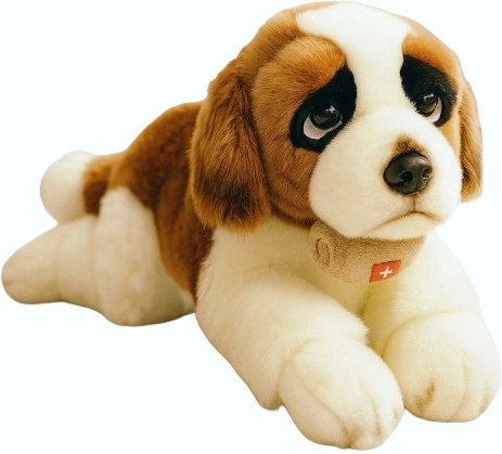 Plush St. Bernard with barrel 61 cm
