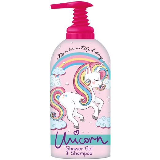 Unicorn 2-in-1 shower gel and shampoo for kids 1 l