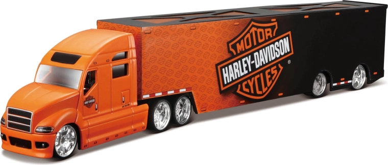 Maisto Harley-Davidson hauler must-oranž 1:64