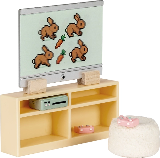 Lundby nukumaja televiisori ja RTV-mööbli komplekt