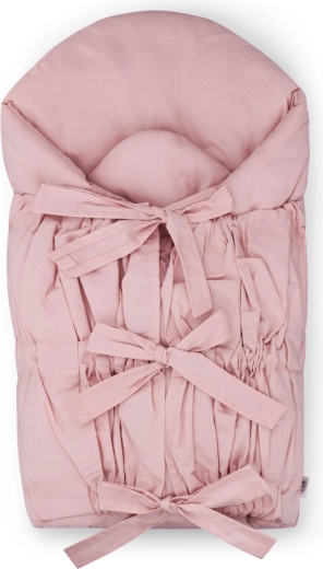 Petite&Mars nööritav mähkimistekk Nurse kookosvahetükiga dusty pink 75 × 75 cm