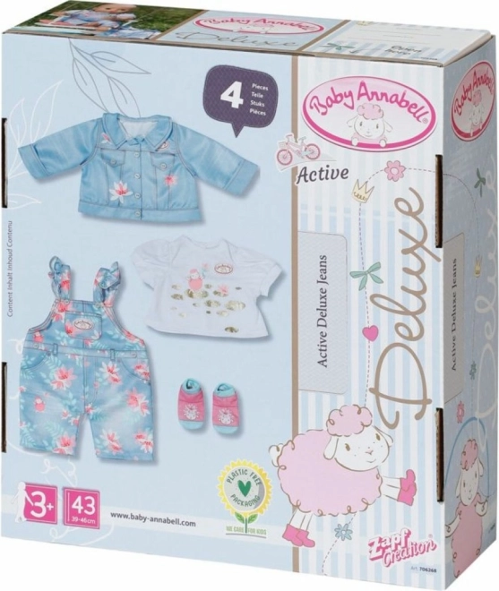 Baby Annabell Deluxe teksapüksid nukule