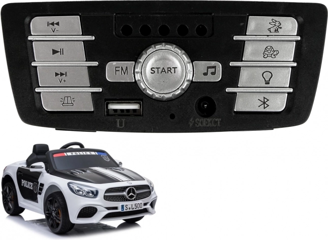 Muusikapaneel patareitoitel auto jaoks Mercedes-AMG SL500 politsei