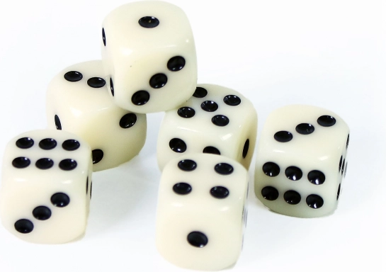 Täringukomplekt – 6 tk