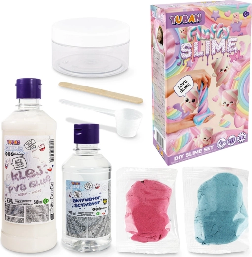 Tubani loominguline sensoorne komplekt Fluffy slime XL