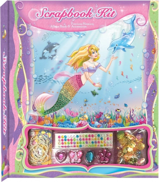 Pecoware scrapbook decorating set – Mermaid