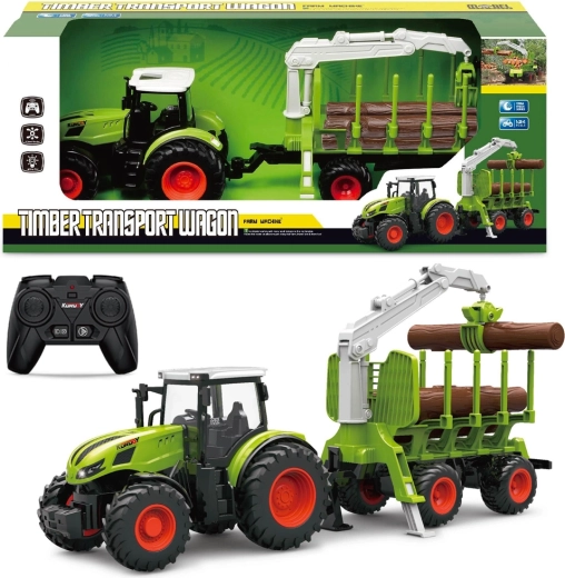 RC farm tractor 1:24 with light and sound