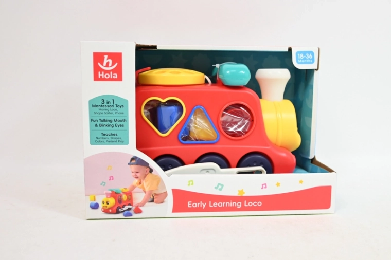 SmilyPlay vedur – vedur-mänguasi lokomotiivi kujul