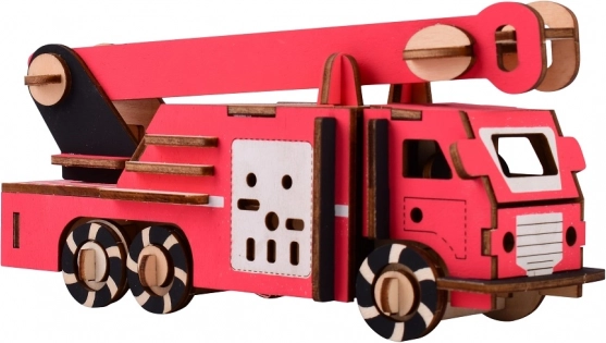 WOODEN 3D Puzzle Fire Truck WOODCRAFT