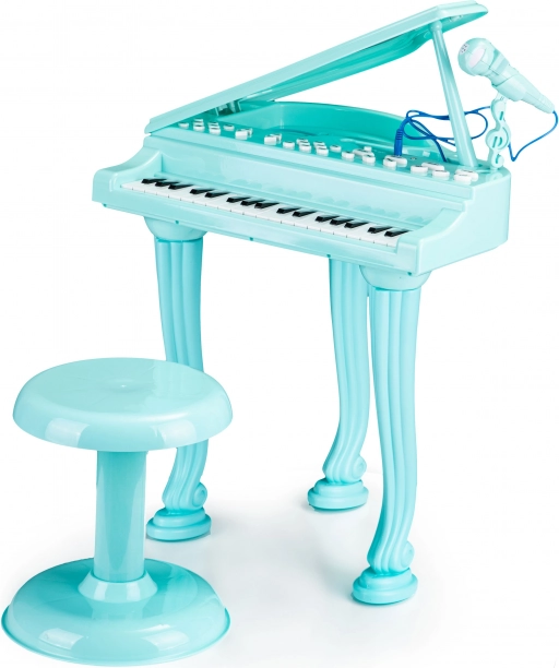 Laste klaviatuur mikrofoni ja MP3-mängijaga