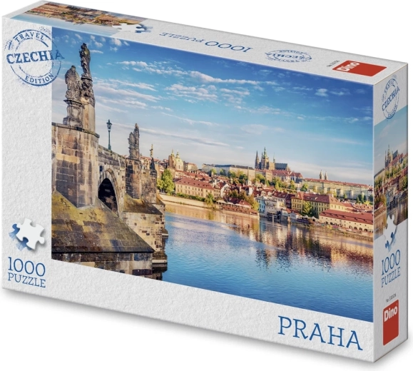 Dino puzzle Tourist Edition Czech Republic: Summer Prague Castle 1000 pieces