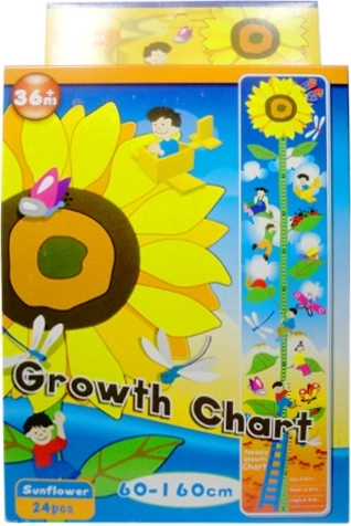 Foam Puzzle Sunflower – Growth Ruler 24 Pieces