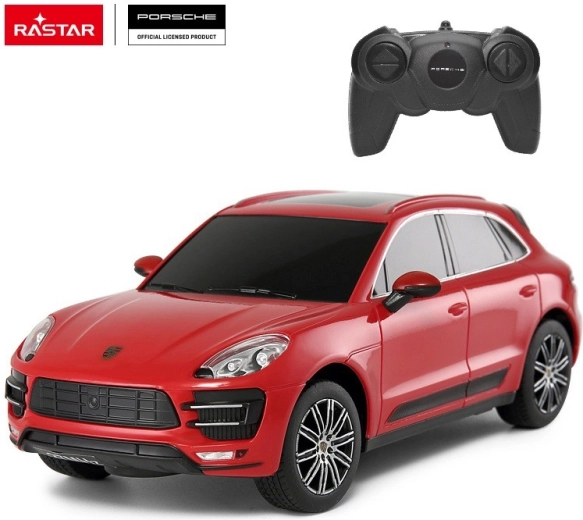 Rastar Porsche Macan Turbo RC remote-controlled car 1:24 red