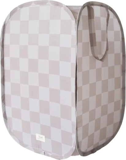 3 Sprouts kokkupandav hoiukorv recycled checkerboard beige – 1 tk