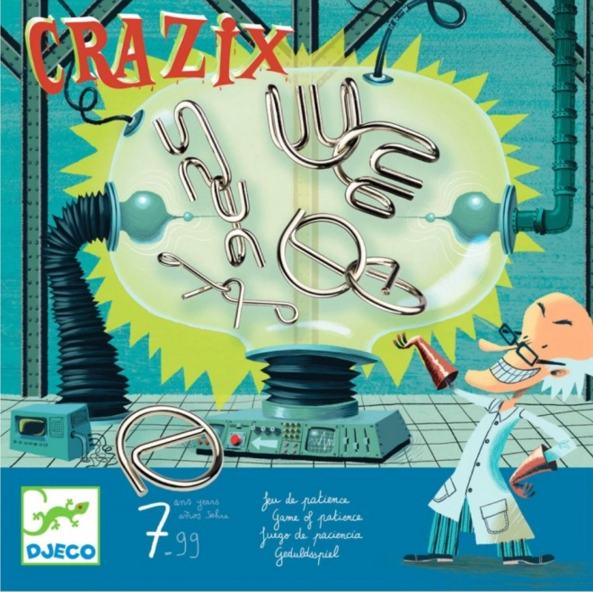 DJECO Crazix: Set of 6 Metal Puzzles