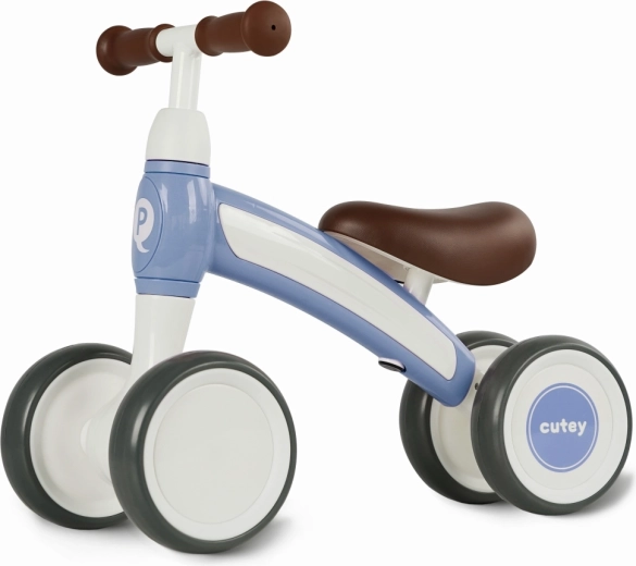 Qplay Cutey blue balance bike for children 1–3 years