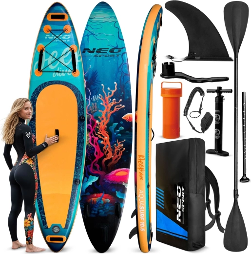 Inflatable paddleboard Aquasurf 10'6 with accessories
