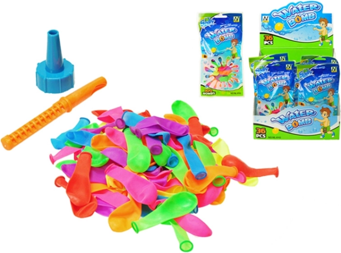 Water Bombs – set of 100 balloons with filling adapter