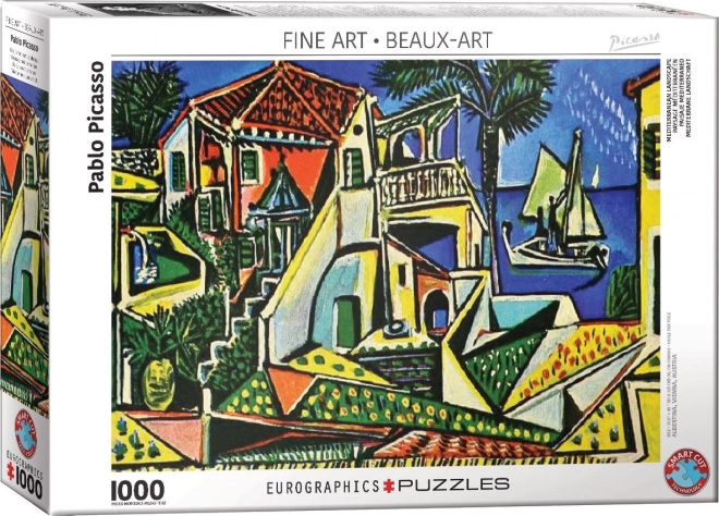Vahemeremaastiku pusle 1000 tükki EUROGRAPHICS