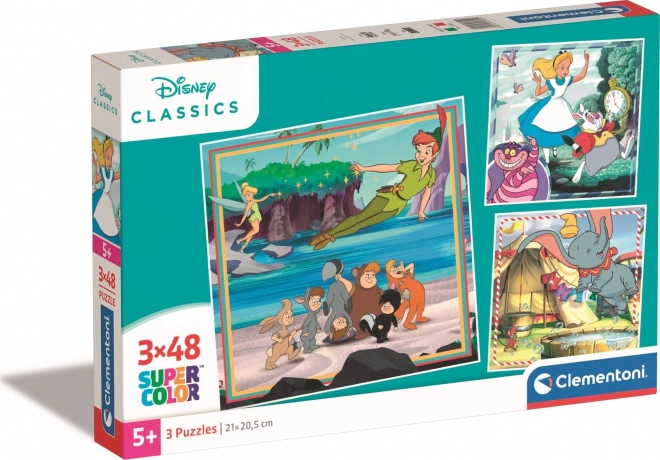 Clementoni pusle Disney klassika 3x48 tükki