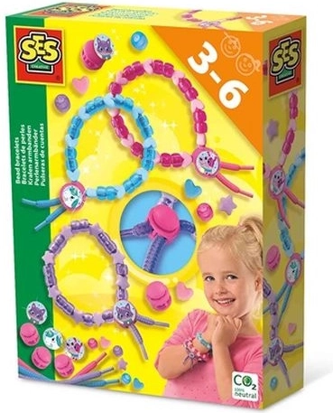 SES Creative Beaded Bracelets – Jewelry-Making Kit for Kids