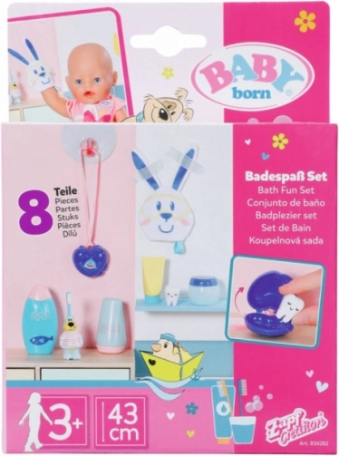 BABY born vanni- ja hambahoolduskomplekt nukkudele