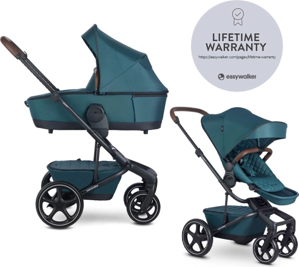 Easywalker Harvey⁵ Premium kombineeritud lapsevanker 2in1 – Jade Green